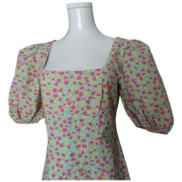 LOVERS AND FRIENDS Luella Mini Dress in Millie Floral Multi Size M - Picture 4 of 11